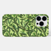新緑のオリーブの枝 iPhoneケース (裏面横)