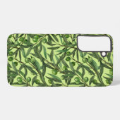 新緑のオリーブの枝 SAMSUNG GALAXYケース (裏面横)
