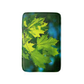 新緑のカエデ葉メ バスマット (正面縦)