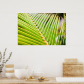 新緑のヤシの葉木 ポスター (キッチン)