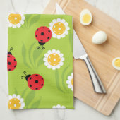 新緑の春漬け キッチンタオル (四つ折り)