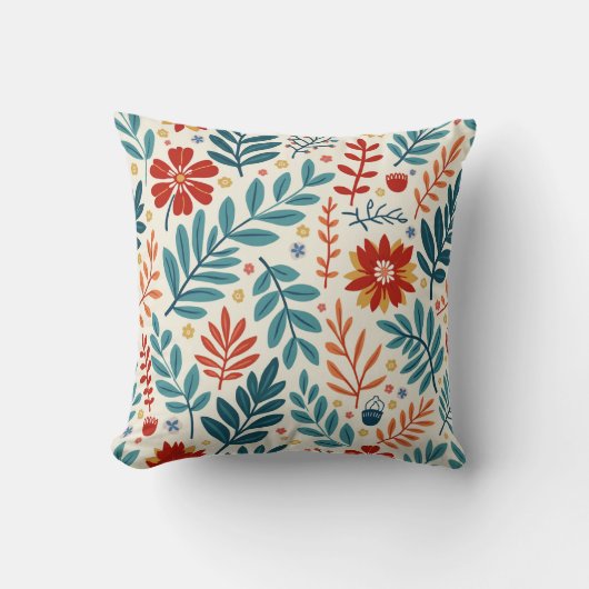 新緑の枕 クッション (正面)