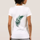 新緑の水の色結婚の花嫁 Tシャツ (裏面)