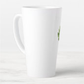 新緑の水の色結婚の花束 カフェラテマグ (左アングル)