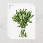 新緑の水の色結婚の花束 ポストカード (正面/裏面)