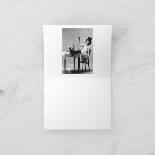 新緑の老いぼれ カード (内部)