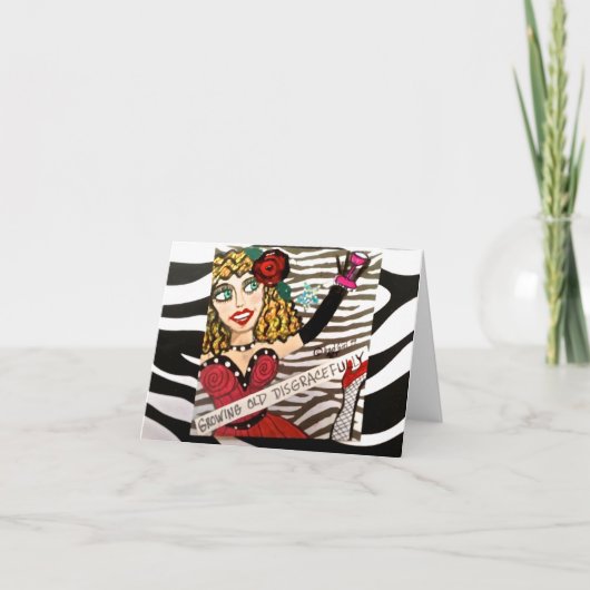 新緑の老いぼれ カード (正面)