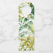 新緑の葉付き結婚植物 ボトルネックタグ (裏面)