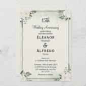 新緑結婚園招待状 招待状 (正面/裏面)