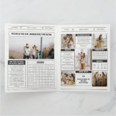 新聞おもしろいのクリスマスカード カード (内部)