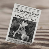 新聞で婚約者の発表をするなんてサプライズで素敵すぎる！ 招待状