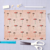 新聞とキノコ 薄葉紙 (クラフト)