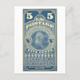 新聞と定期刊行物のための米国郵便切手 ポストカード