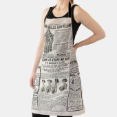 新聞のアンティーク広告 エプロン (インサイチュ)