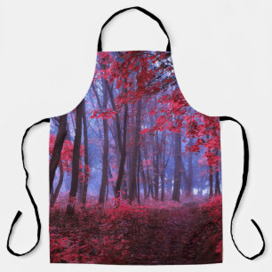 新聞のアンティーク広告。女性 エプロン