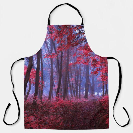 新聞のアンティーク広告。女性 エプロン (正面)