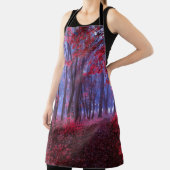 新聞のアンティーク広告。女性 エプロン (インサイチュ)