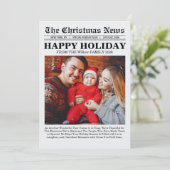 新聞のクリスマスコラージュ・フォトレビュー シーズンカード (スタンド正面)