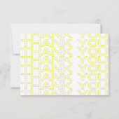 新聞のプリントメディア挿入  サンキューカード (正面)