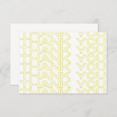 新聞のプリントメディア挿入  サンキューカード (正面/裏面)