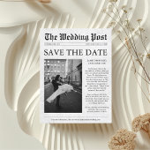 新聞のユニークおもしろい写真の日付の保存 案内ポストカード