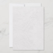 新聞のユニークカスタム写真の花嫁の提案 招待状 (裏面)