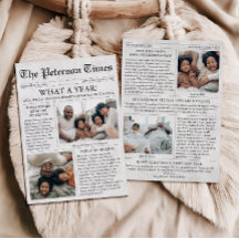 新聞のユニーククリスマス写真コラージュ