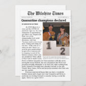 新聞の休日またはお知らせのカード シーズンカード (正面/裏面)