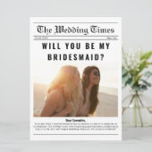 新聞の写真Bridesmaid提案情報 カード (スタンド正面)