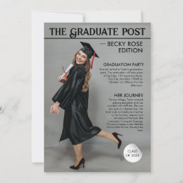 新聞の卒業招待状が発表される 招待状