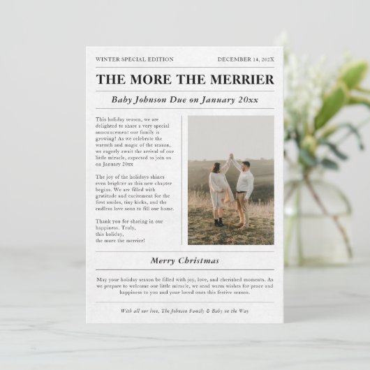 新聞の妊娠メリー写真が増えるほど シーズンカード (スタンド正面)