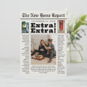 新聞の新しいホーム写真の移動 案内状 (スタンド正面)