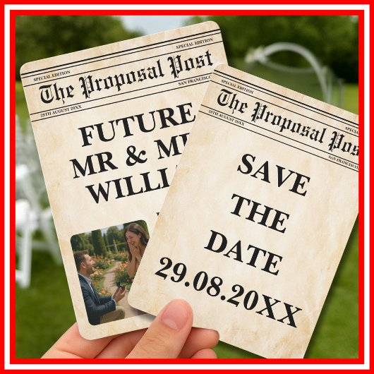 新聞の素朴おもしろい写真の日付の保存 招待状