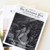 新聞の結婚タイムラインとプログラムのインフォグラフィック カード