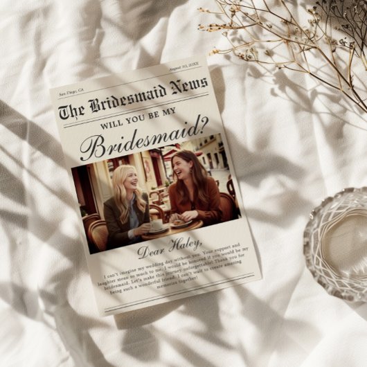 新聞の花嫁代理人の提案カード 招待状