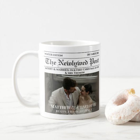 新聞のMerry and Married 写真 コーヒーマグカップ (ドーナツ)