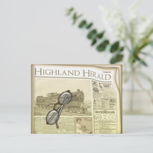 新聞はがき ポストカード (スタンド正面)