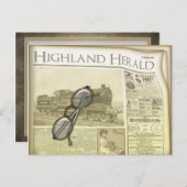 新聞はがき ポストカード (正面/裏面)