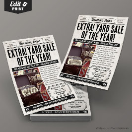 新聞イベントチラシ | レトロ場内販売 チラシ