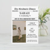 新聞クラシックスタイルフロントページ卒業 招待状 (スタンド正面)