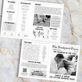 新聞クラシック結婚式 プログラム情報の写真 カード