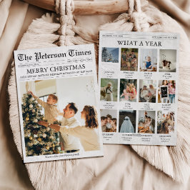 新聞クリスマスレターレビュー年 シーズンカード