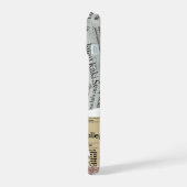 新聞コラージュの電話ケース iPhone 15ケース (左側面)