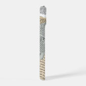 新聞コラージュの電話ケース iPhone 15ケース (右側面)