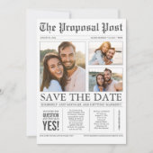 新聞スタイルおもしろい3 Photos Save the Date セーブザデート (正面)