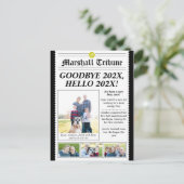 新聞スタイルファミリーニュースレター休日はがき シーズンポストカード (スタンド正面)