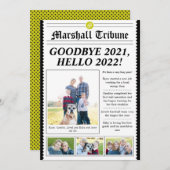 新聞スタイルファミリーニュースレターHoliday Card シーズンカード (正面/裏面)