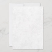 新聞スタイル卒業写真を撮った 招待状 (裏面)