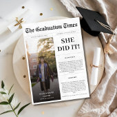 新聞スタイル卒業写真を撮った 招待状