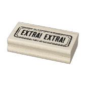 新聞テーマのディストressed Extra! Extra! ラバースタンプ (スタンプ)